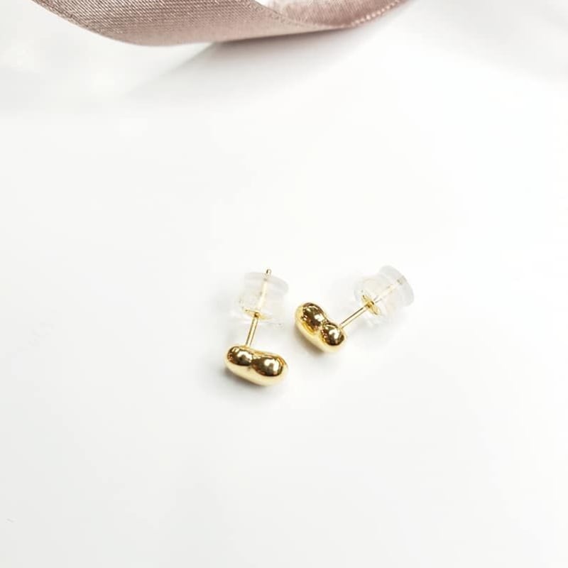 K18 Baby そら豆ピアス | Piccolo Cao's K18 Baby そら豆ピアス | Piccolo Cao's