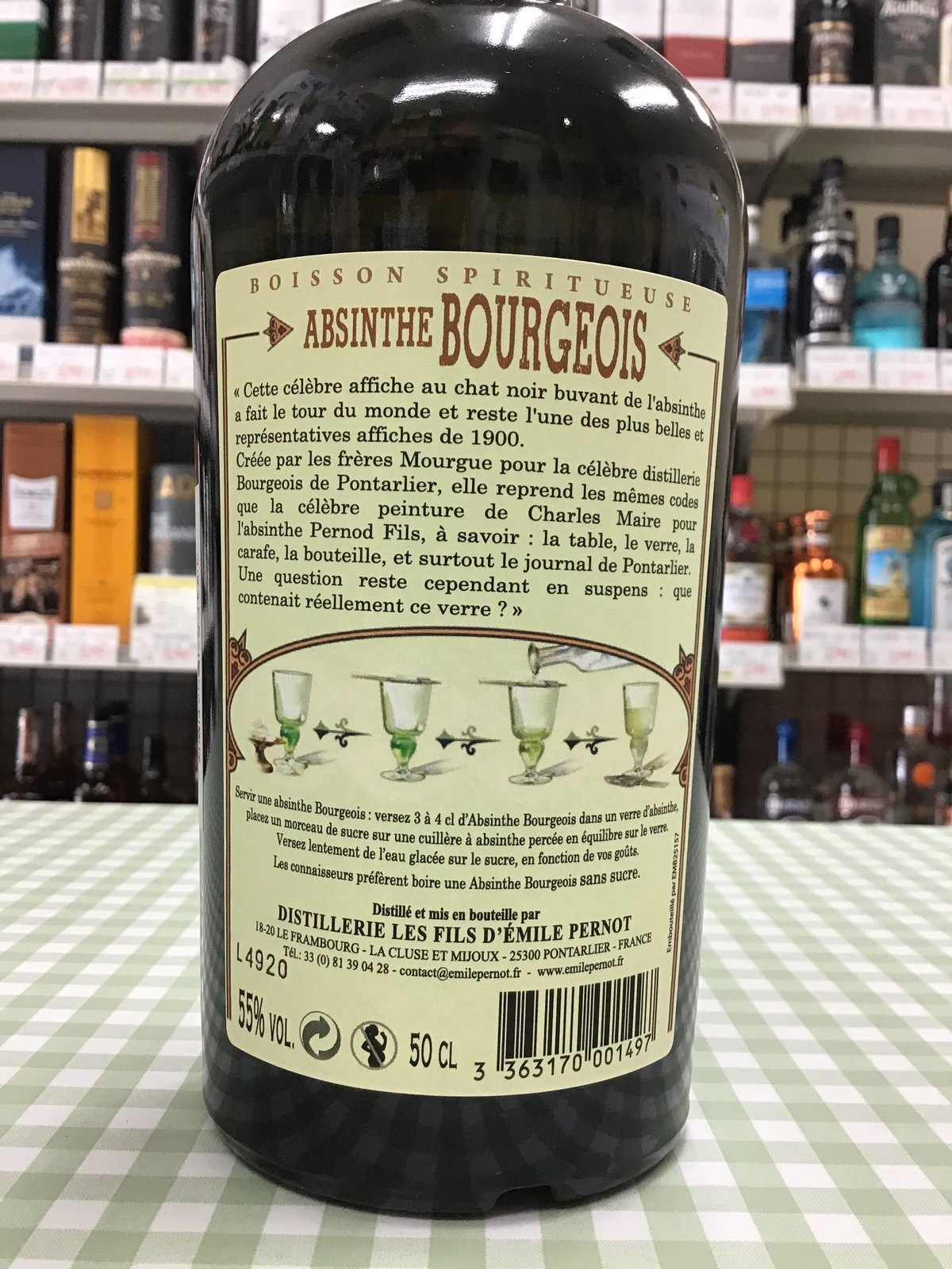 アブサン ブルジョア ABSINTHE BOURGEOIS 55％ 500ml | Liqu