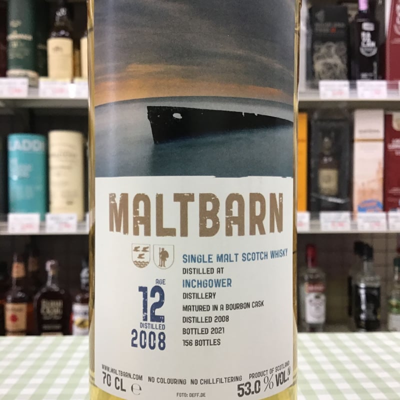 インチガワー The Old Malt Cask 21年 MALTBARN インチガワー12年 バーボン 2008-2021 53.0% 700ml |