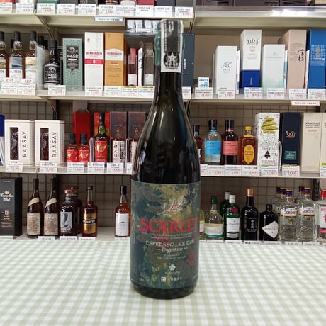 スカーレット　ESPRESSO LIQUEUR- Digestivo　22%  700ml　SCARLET ESPRESSO LIQUEUR -Digestivo