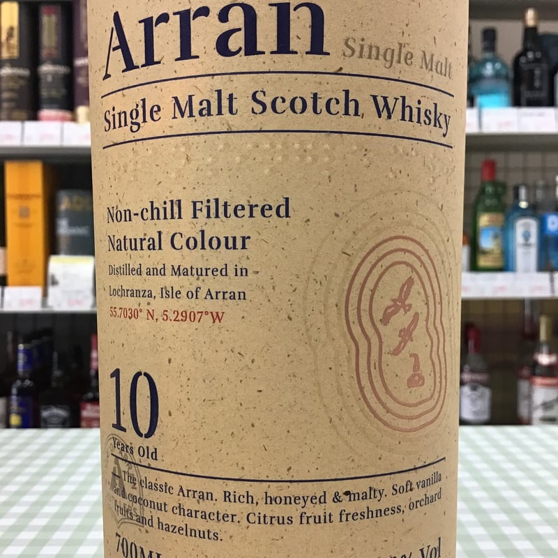 アラン 10年 46％ 700ml Arran 10y | Liquor Stores EC