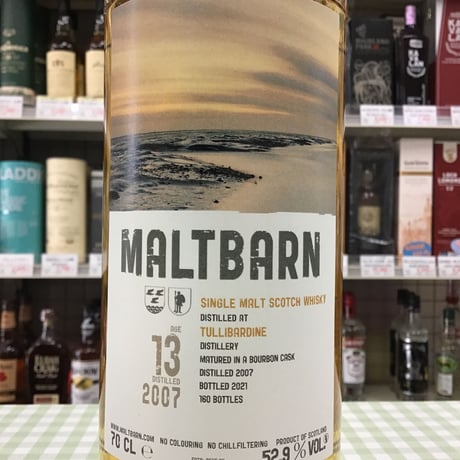 MALTBARN　タリバーディン13年　バーボン　2007-2021　52.9%　700ml