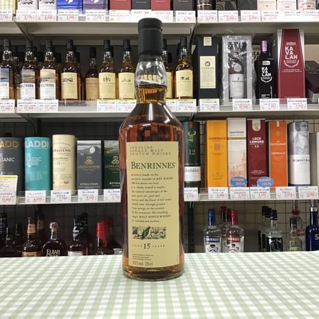 UD花と動物シリーズ　ベンリネス　15年　43%　700ml　BENRINNES　15ｙ