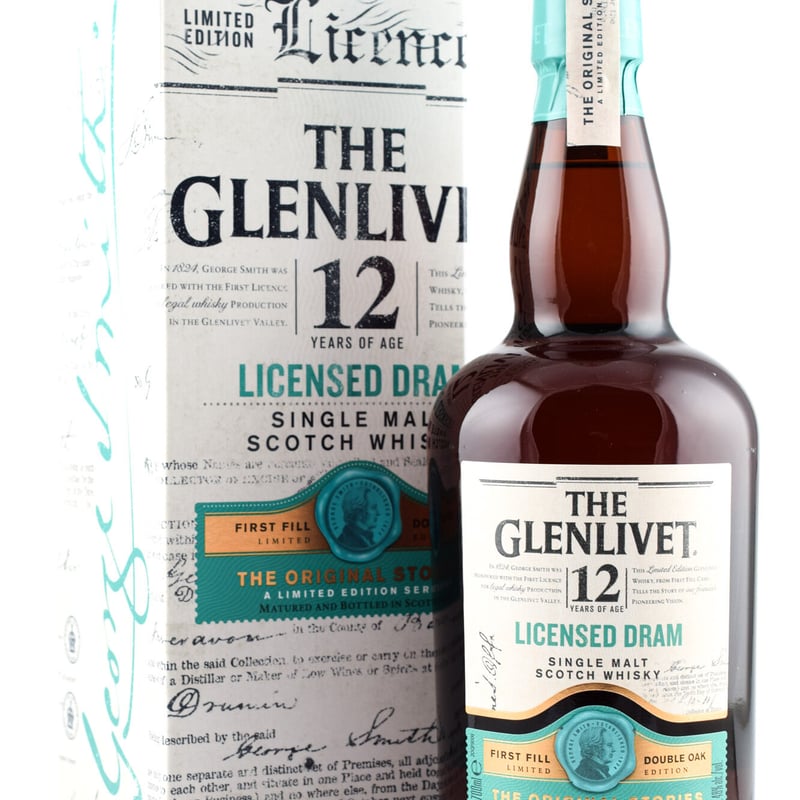 ザ・グレンリベット12年 ライセンスド・ドラム 48% 700ml GLENLIVET LI...