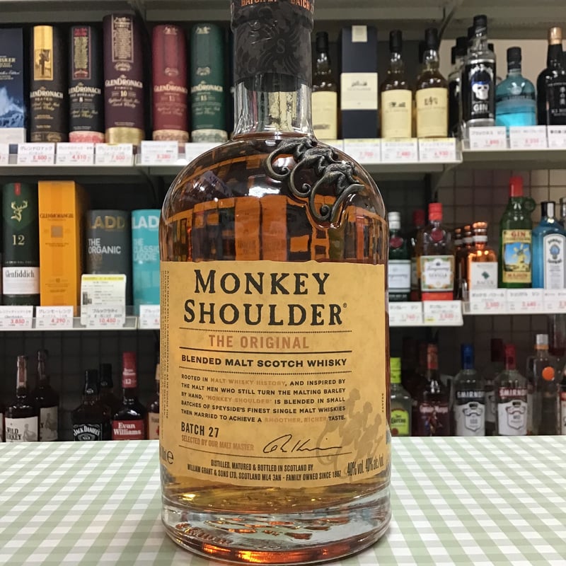 モンキーショルダー 40% 700ml MONKEY SHOULDER | Liquor S モンキーショルダー 40% 700ml MONKEY SHOULDER | Liquor S