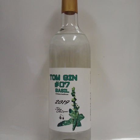 東京クラフトリキュール　トム・ジン　#07　2019 　バジル　47%　700ml