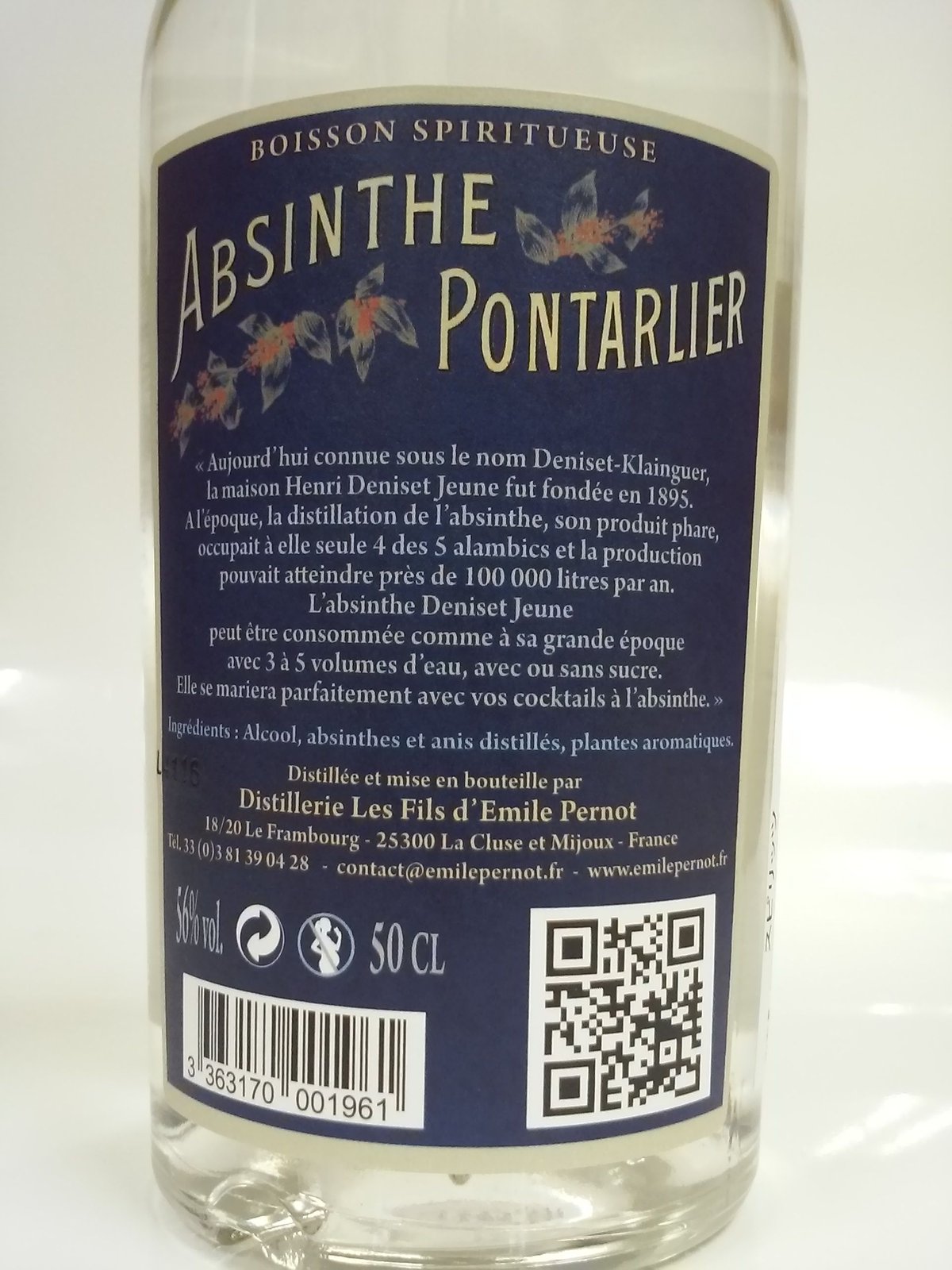 Vieux Pontarlier アブサン 50cl 56% アブサン紹介】Vieux Pontarlier （ビューポンタルリエ
