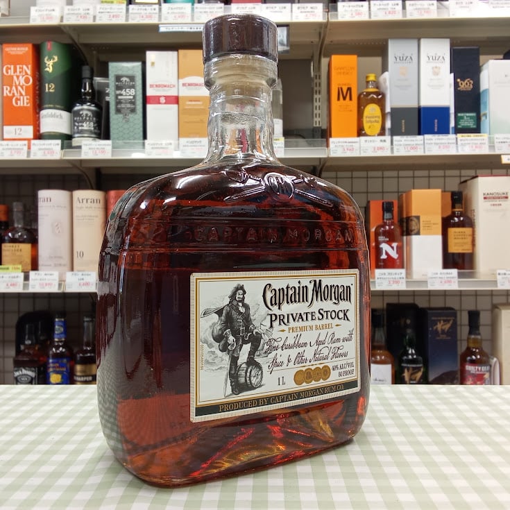 キャプテンモルガン プライベートストック 40％ 1000ml CAPTAIN MORGAN