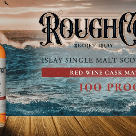 DRAMLAD　ラフ・コースト シークレットアイラ レッドワインカスク 100プルーフ Rough Coast - Secret Islay 100 Proof, Red Wine Cask