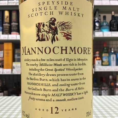 UD花と動物シリーズ　マノックモア12年　43%　700ml　MANNOCHMORE12ｙ