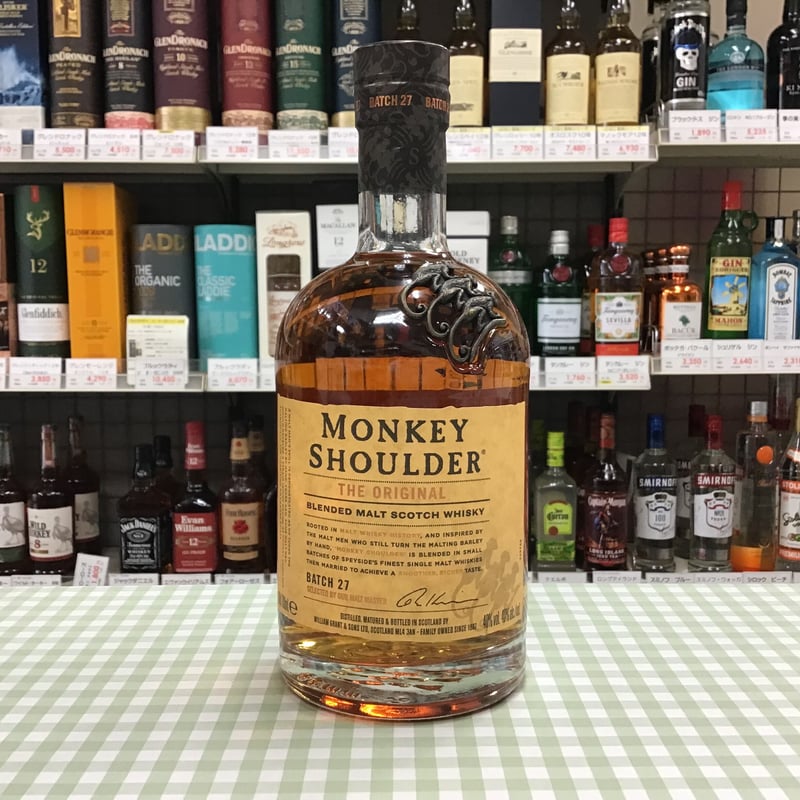 希少高級なウイスキー　モンキーショルダーMONKEY SHOULDER 6個