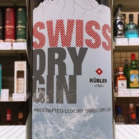 キュブラー　 ハンドクラフト　スイス　ドライ ジン　46％　500ml　ＫＵＢＬＥＲ Handcrafted Luxury Swiss Dry Gin