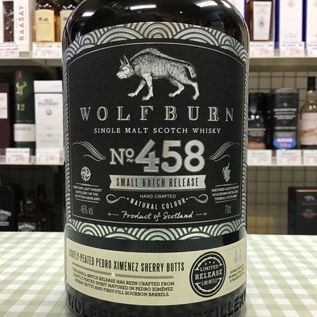ウルフバーン　バッチNo.458　46％　700ml　WOLFBURN  Batch No.458