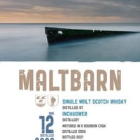 MALTBARN　インチガワー12年　バーボン　2008-2021　53.0%　700ml