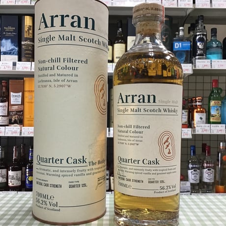 アラン　クオーターカスク 　56.2%　700ml　Arran Quarter Cask