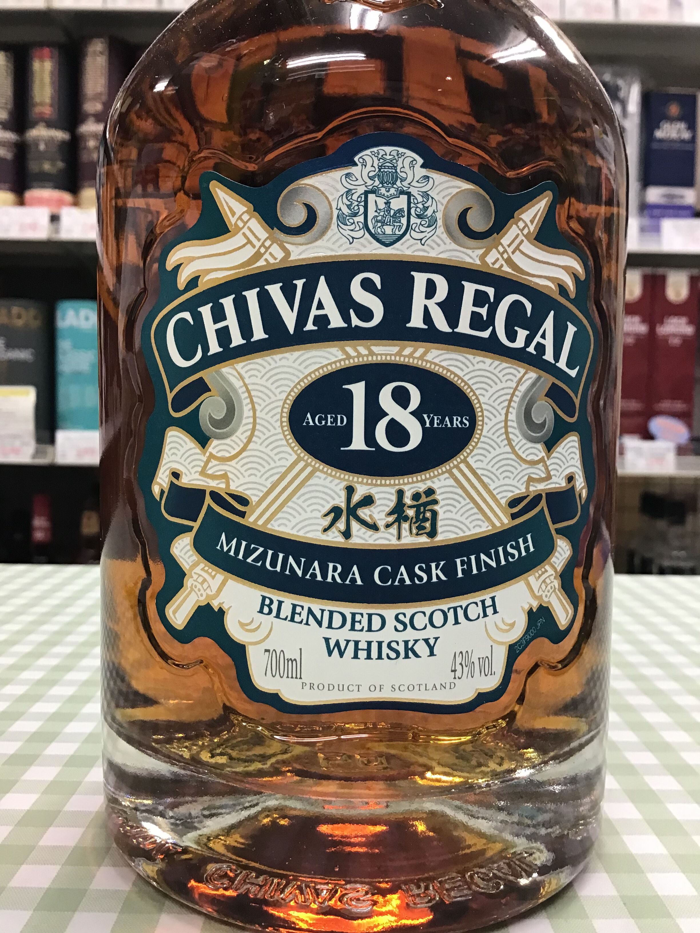 未開封 シーバスリーガル 18年 ミズナラ カスク フィニッシュ 700ml シーバスリーガル18年 ミズナラ カスク フィニッシュ 43％ 700ml
