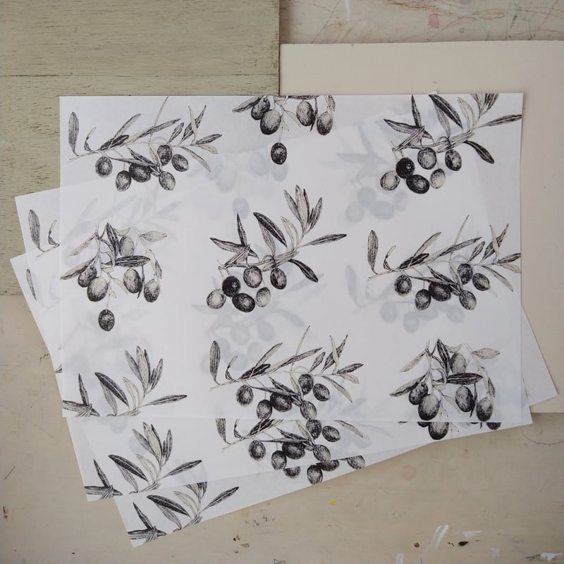 デザインペーパー / Olive | hiromi ohno