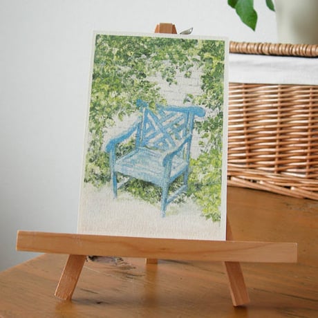 postcard / 青い椅子