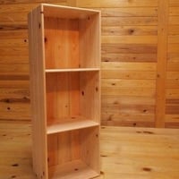 ヒノキのカラーボックス［四万十ヒノキの家具屋さん］