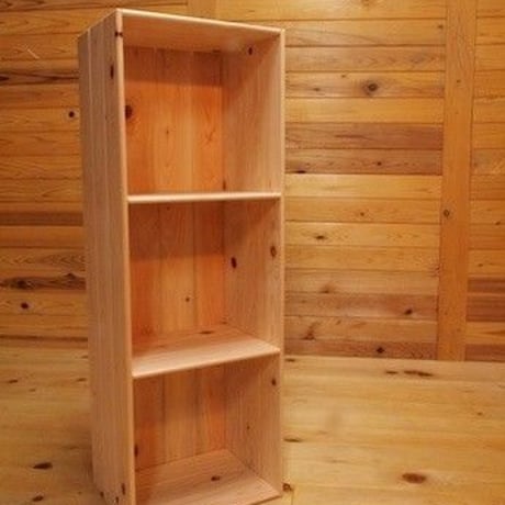 ヒノキのカラーボックス［四万十ヒノキの家具屋さん］
