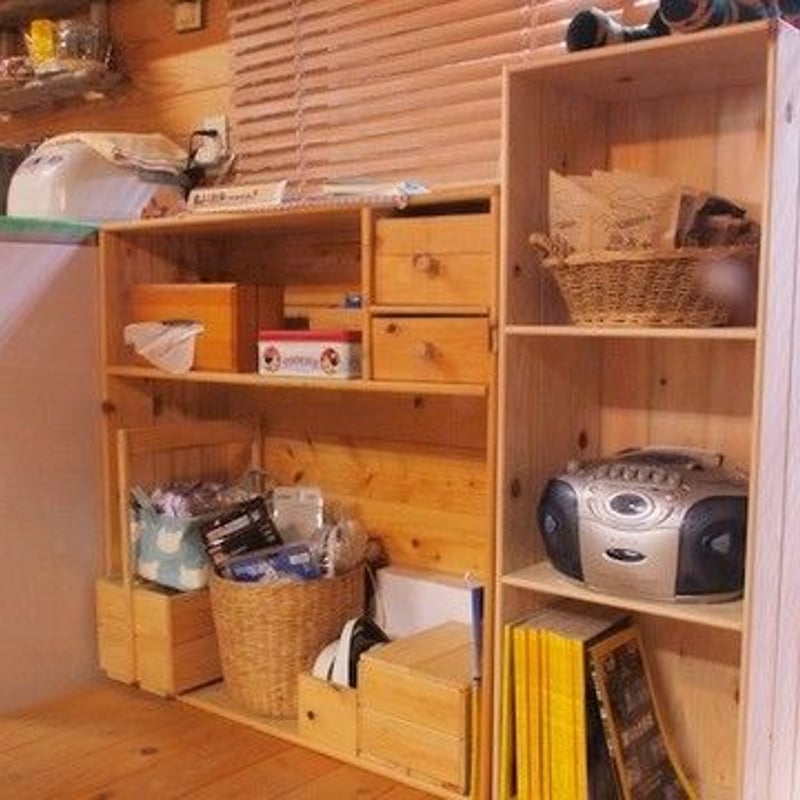 ヒノキのカラーボックス［四万十ヒノキの家具屋さん］ | 島巡商店 〜旅
