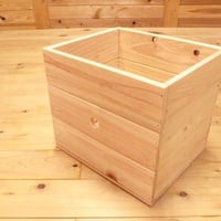 ヒノキの収納ボックス（単品）［四万十ヒノキの家具屋さん］