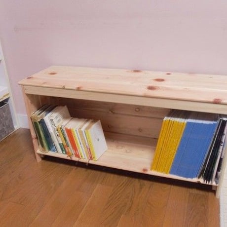 ヒノキの収納ベンチ［四万十ヒノキの家具屋さん］