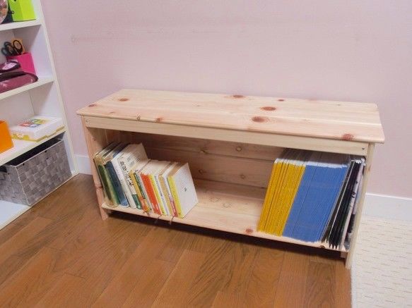 ヒノキの大きなベンチボックス fit=scale-down,w=1200