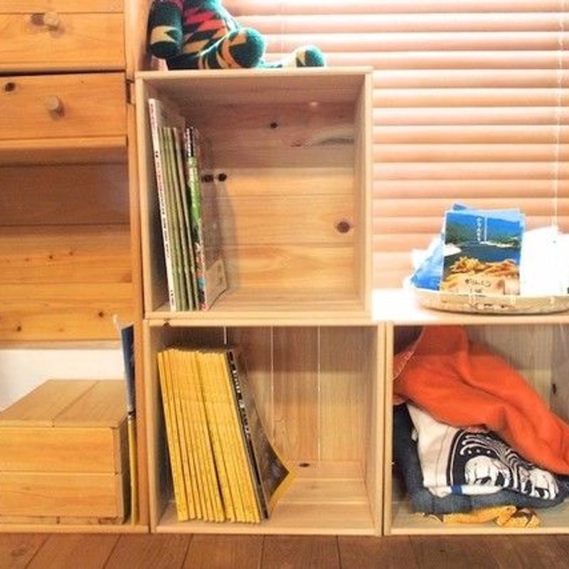 ヒノキのフリーボックス（単品）［四万十ヒノキの家具屋さん］ | 島巡