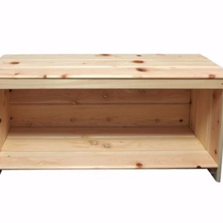 ヒノキの収納ベンチ［四万十ヒノキの家具屋さん］