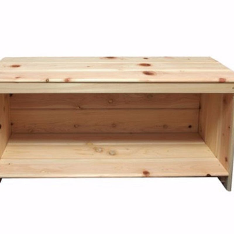 ヒノキの収納ベンチ［四万十ヒノキの家具屋さん］ | 島巡商店