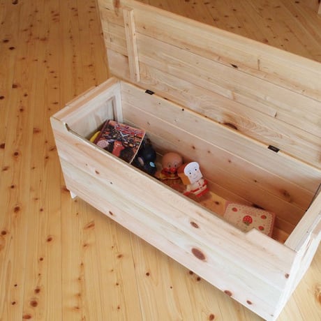 ヒノキの大きなベンチボックス［四万十ヒノキの家具屋さん］
