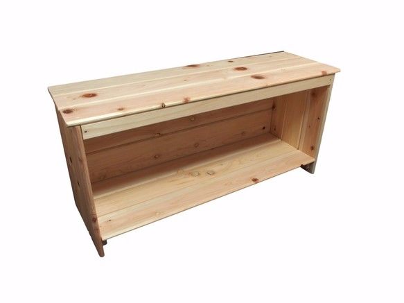 ヒノキの収納ベンチ［四万十ヒノキの家具屋さん］ | 島巡商店 〜旅に出