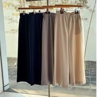 ギャザーウエスト イージーワイドパンツ