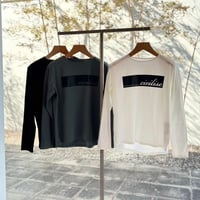 ロゴプリント ロングスリーブカットソー