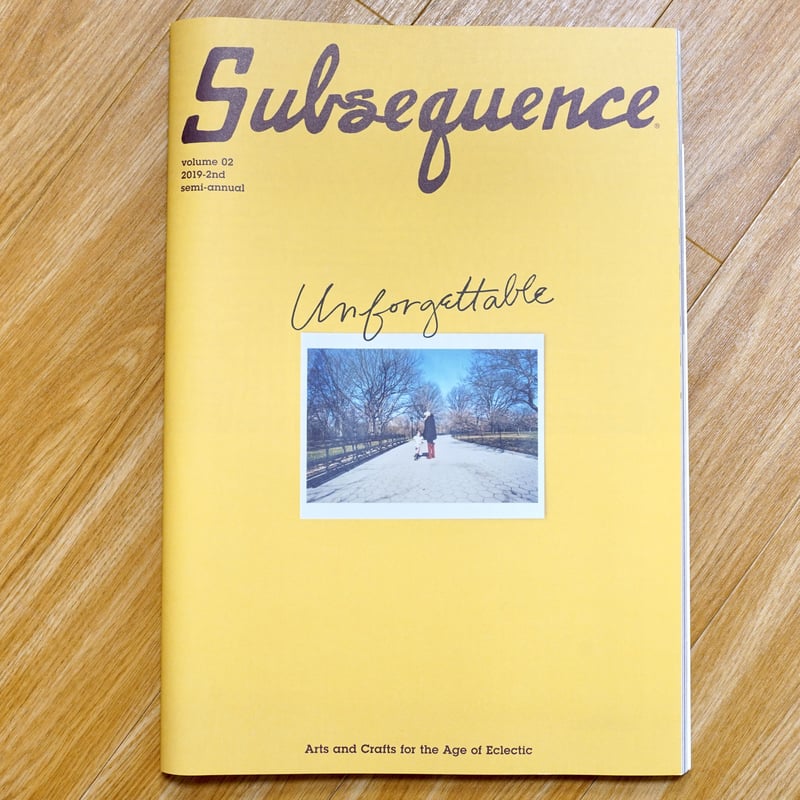 Subsequence Magazine Vol.2 | BOOK TRUCK & BOOK
