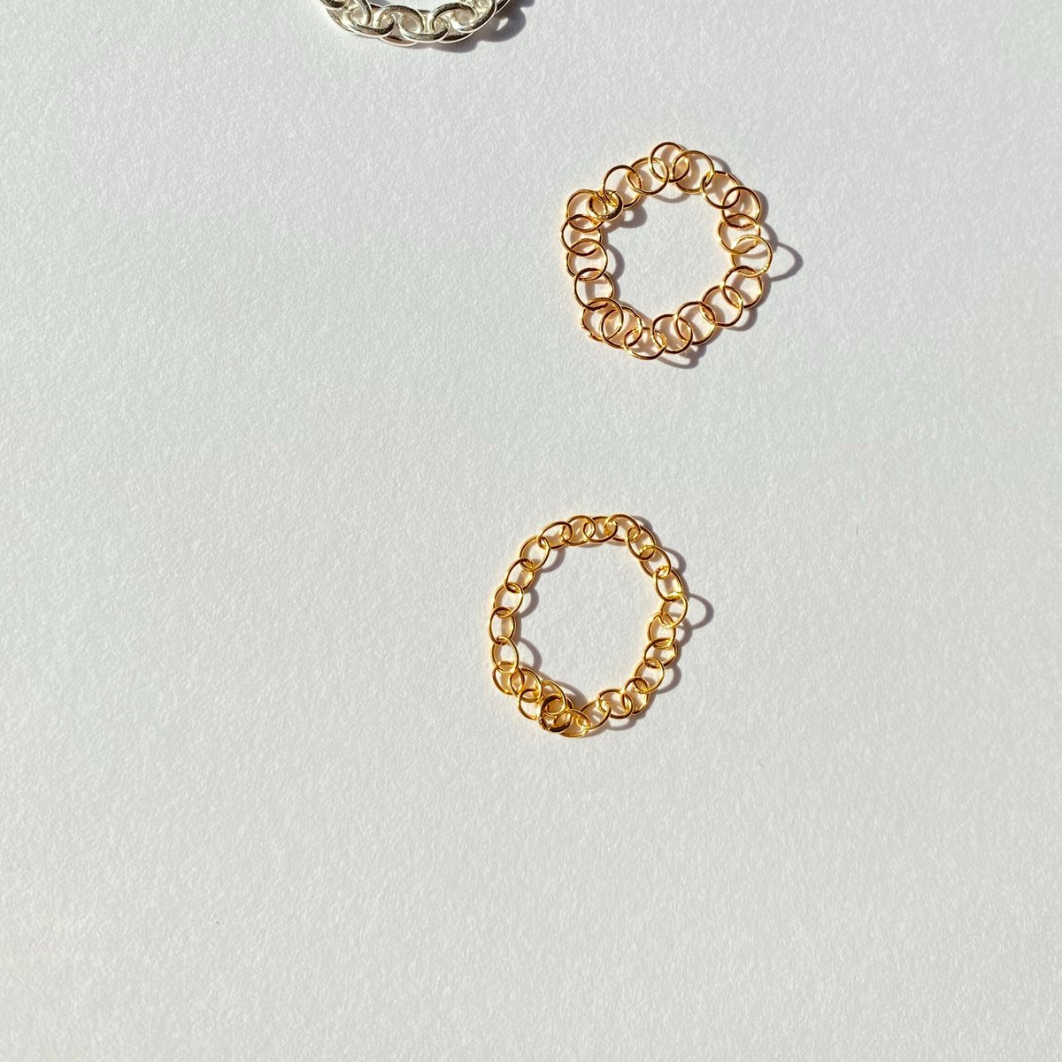 ゴールド細チェーンリング | flem