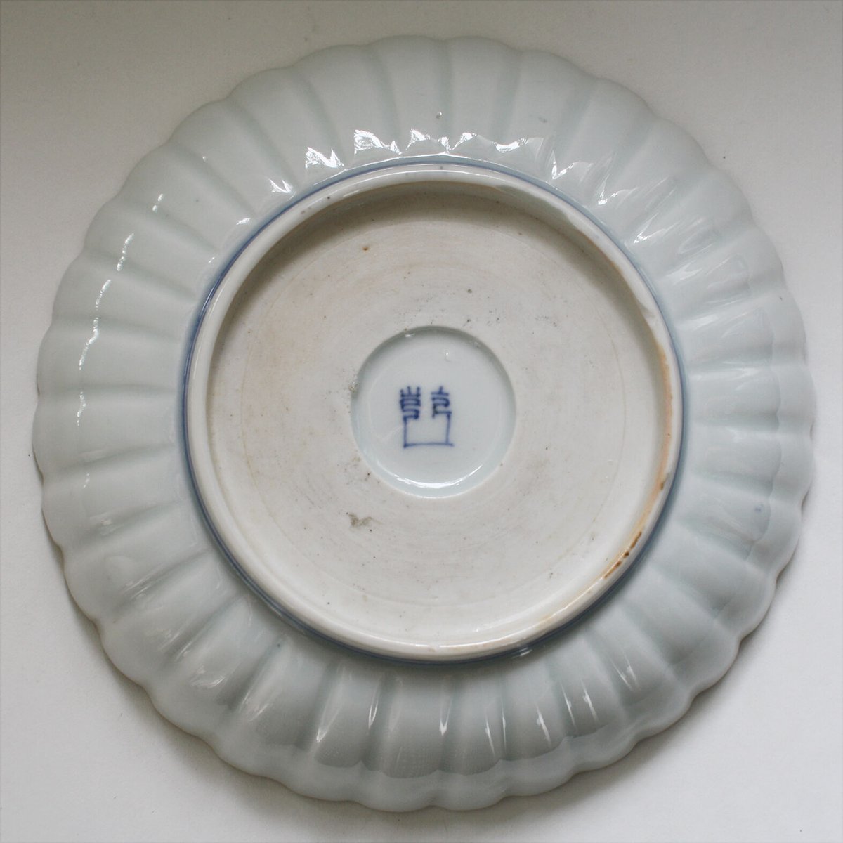 Ps-204 古伊万里 KOIMARI 染錦 花鳥文 輪花皿 2客セット | imarimaru