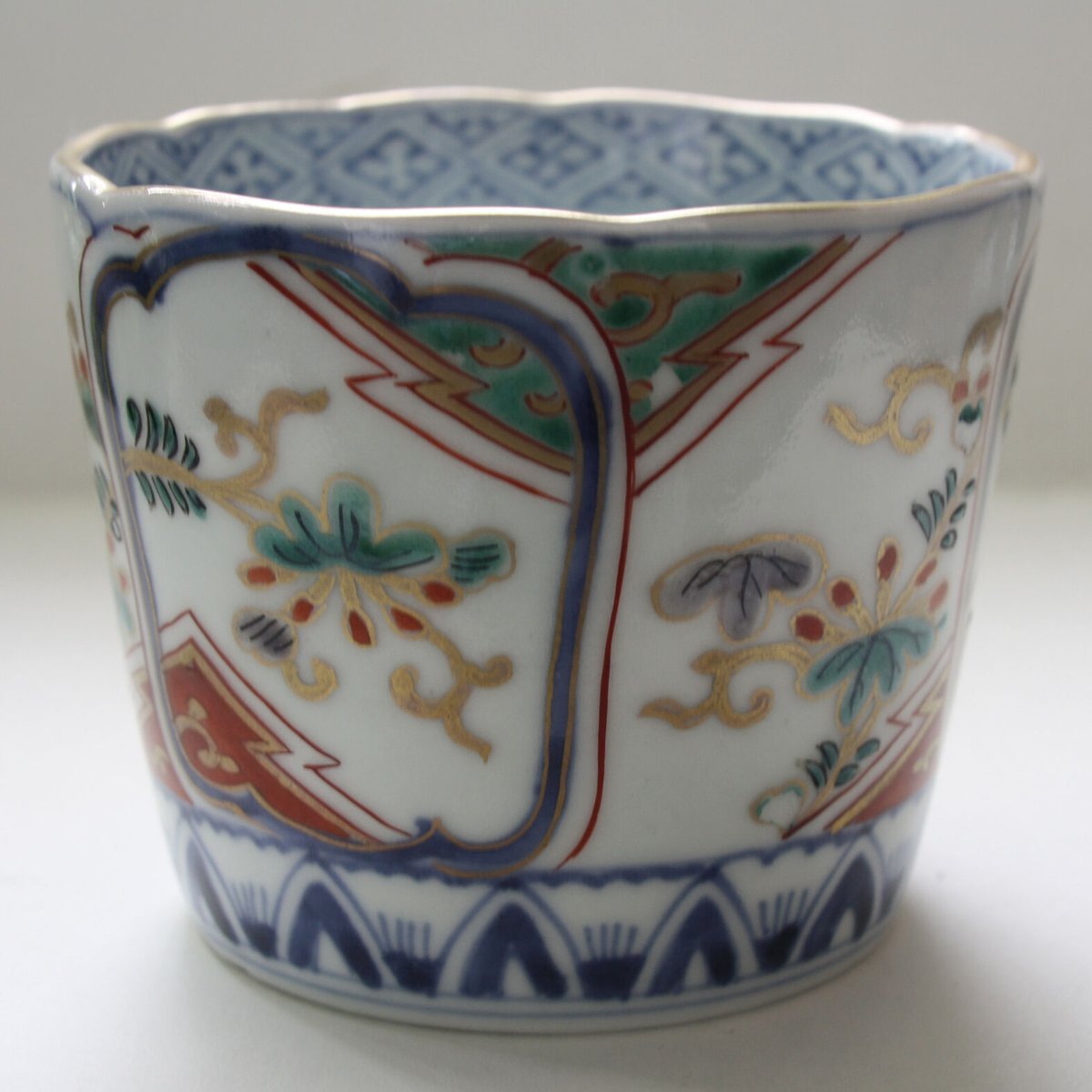 S-16 古伊万里 KOIMARI 色絵 草花文 蕎麦猪口 | imarimaru S-16 古伊万里 KOIMARI 色絵 草花文 蕎麦猪口 | imarimaru