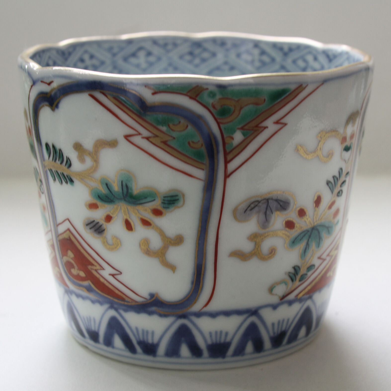 伊万里 色絵 錦手 向付 10個 [B24087] 草花文 蕎麦 猪口 古美術 S-16 古伊万里 KOIMARI 色絵 草花文 蕎麦猪口 | imarimaru