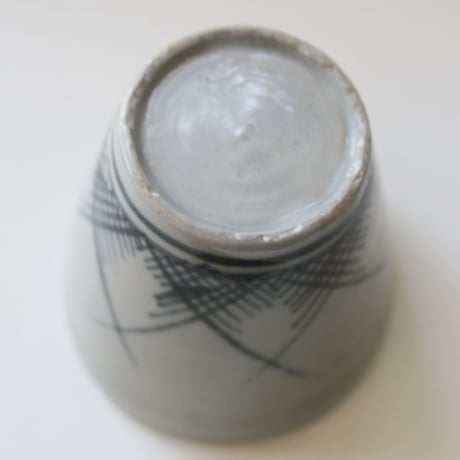 S-157 古伊万里 染付 草文 蕎麦猪口