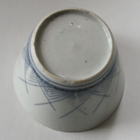 156  古伊万里 KOIMARI 染付 草文 蕎麦猪口