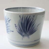 市松文蕎麦猪口 楽天市場】染付：染付市松文そば猪口・阪東晃司《そば猪口