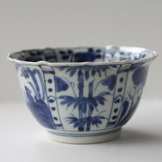146 古伊万里 KOIMARI 染付 芙蓉手 向付 | imarimaru 146 古伊万里 KOIMARI 染付 芙蓉手 向付 | imarimaru