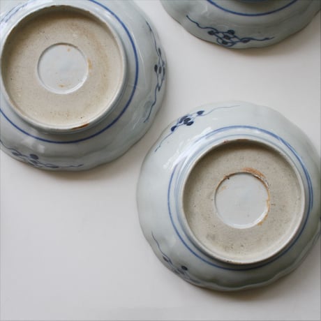 P-92  古伊万里 KOIMARI 染錦 十字花文 膾皿