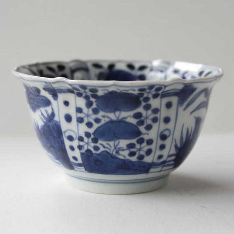149 古伊万里 KOIMARI 染付 芙蓉手 向付 | imarimaru