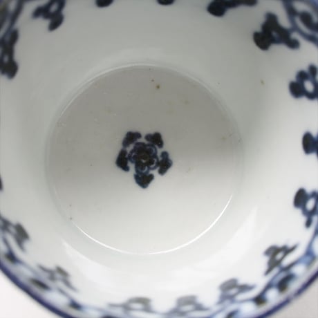 161-b  古伊万里 KOIMARI 染付 輪宝文 蕎麦猪口