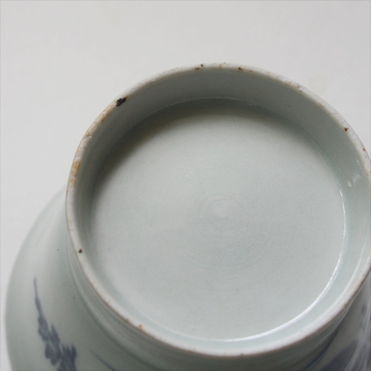 S-14 古伊万里 KOIMARI 染付人参文 広東形 蕎麦猪口 | imarimaru S-14 古伊万里 KOIMARI 染付人参文 広東形 蕎麦猪口 | imarimaru