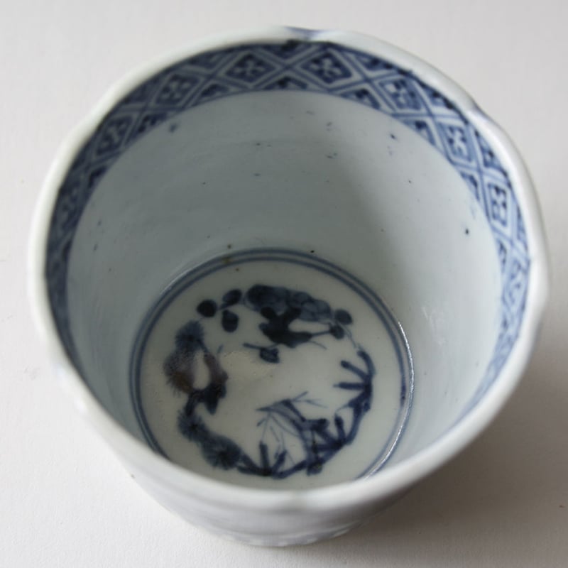 165 古伊万里 KOIMARI 染付 松竹梅文 蕎麦猪口 | imarimaru