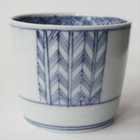 189 古伊万里 KOIMARI 斜格子 市松文 蕎麦猪口 | imarimaru